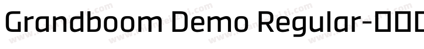 Grandboom Demo Regular字体转换
